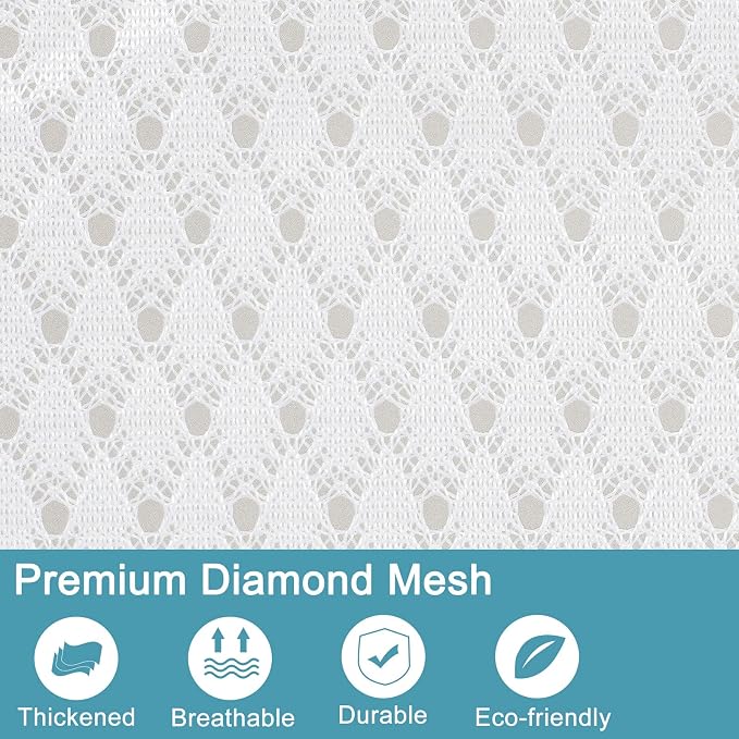 Polecasa Extra Heavy Duty Large Diamond Mesh Laundry Bags - Image 3