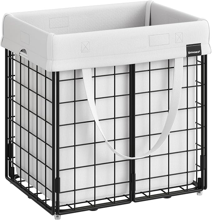 SONGMICS Laundry Hamper, 11 Gal. Laundry Basket, Collapsible Clothes Hamper by SONGMICSbySONGMICSHOME