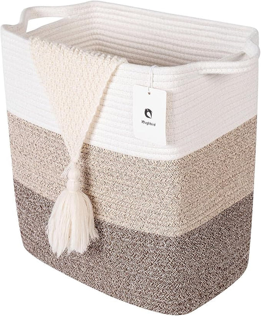 Medium and Large Woven Basket//With Handle, Used - Image 2