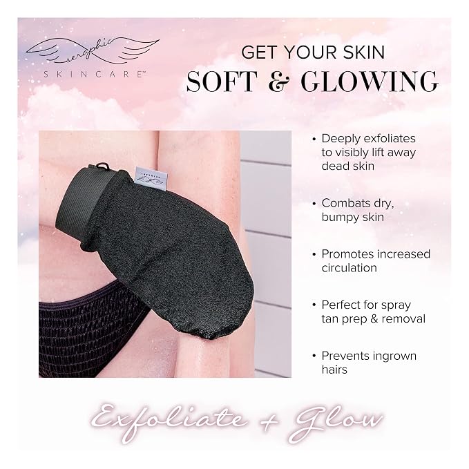 Seraphic Skincare Premium Exfoliating Mitt - Image 5