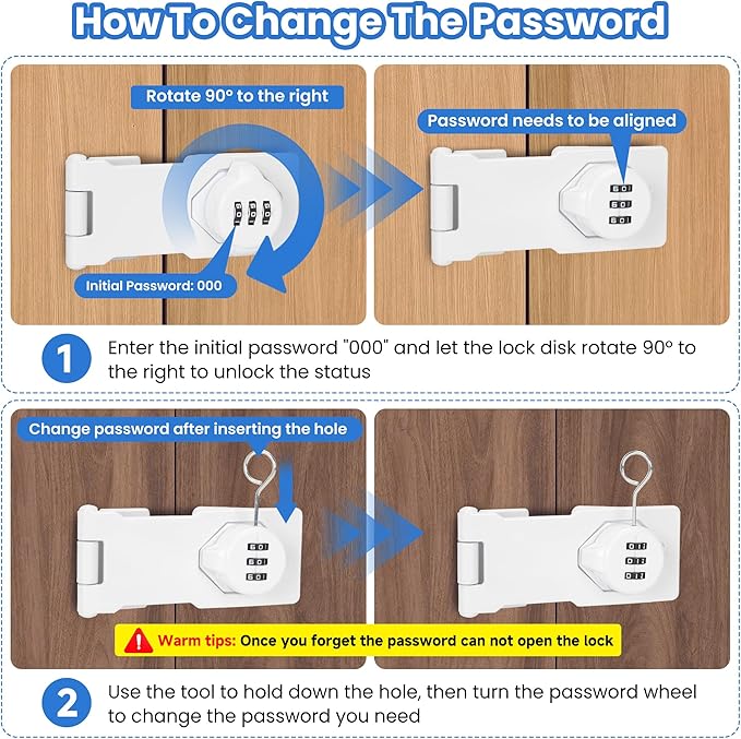 Keyless Cabinet Lock with Combination Code - Image 6