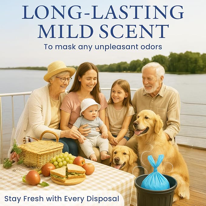 Heaven Scent Hygiene Bags 1.5MIL ULTRA-THICK Discreet Waste Disposal | Made in - Image 3