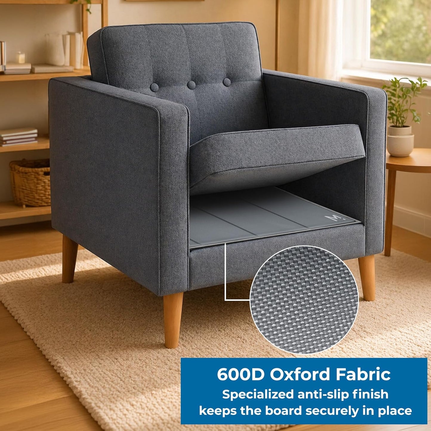 Heavy Duty Chair Cushion Support for Sagging Cushions (17x22) Engineered Wood Chair Seat Support for Sagging Seat, Under Foam Firming Boards for Recliner and Armchair Saver Stiffener Reinforcement