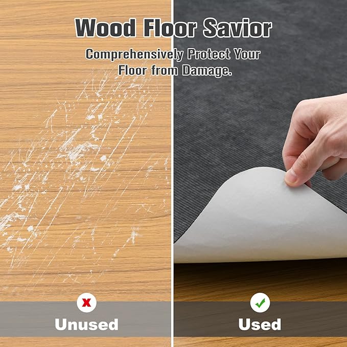 Placoot Office Chair Mat for Hardwood Floor & Tile Floor 55"x35" Desk Chair Mat - Image 5