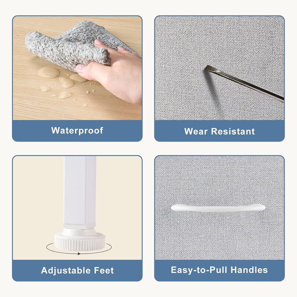 DUMOS 9 Drawer Dresser for Bedroom, Storage Organizer Chest of Drawers