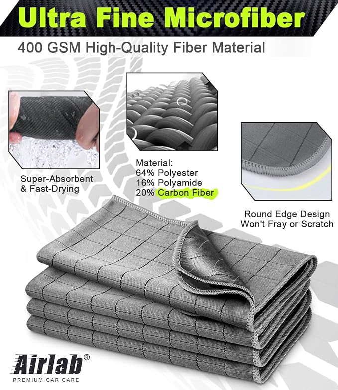 Airlab Carbon Microfiber Towels - Image 4