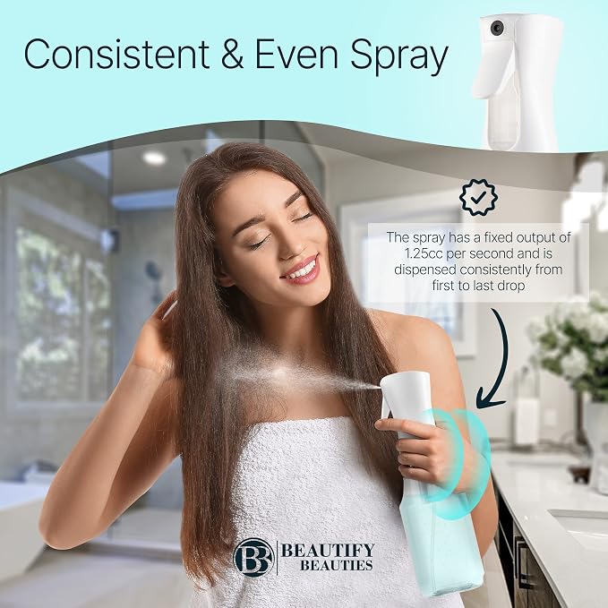 BeautifyBeauties Spray Bottle For Hair – Continuous Mister Spray Bottle for - Image 2