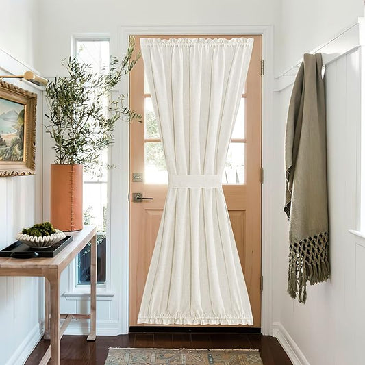NICETOWN Linen Sheer Door Curtain Panel by NICETOWN