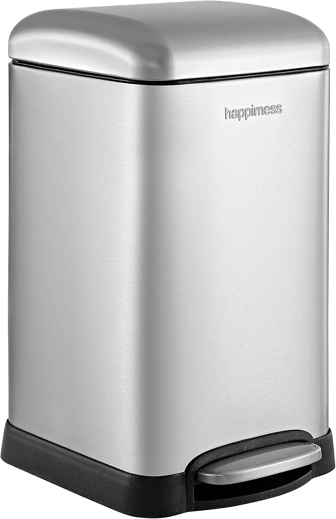 happimess HPM1012A Betty Retro Mini 3.2-Gallon Step-Open Trash Can by Happimess