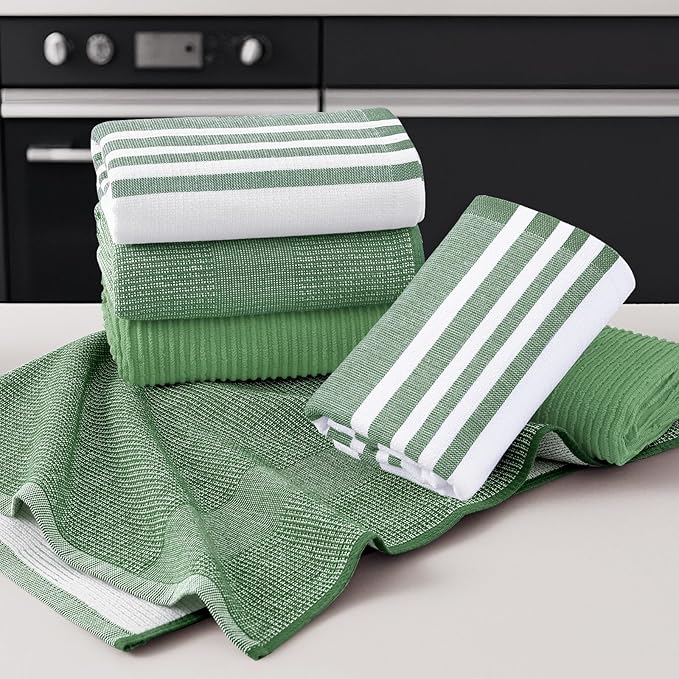 Homaxy Premium Kitchen Towels, Large Cotton 380 GSM Kitchen Hand Towels - Image 5
