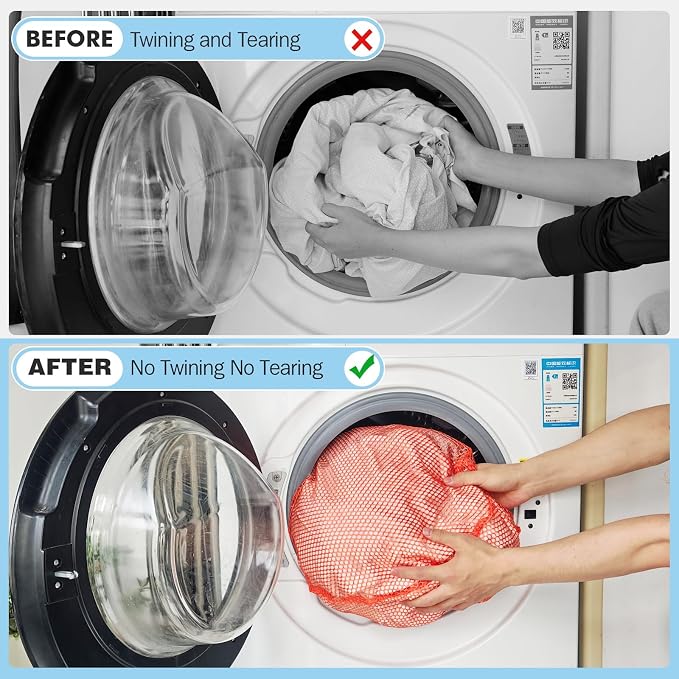 4Pcs Mesh Laundry Bags Washing Machine Mesh Wash Bags - Image 2