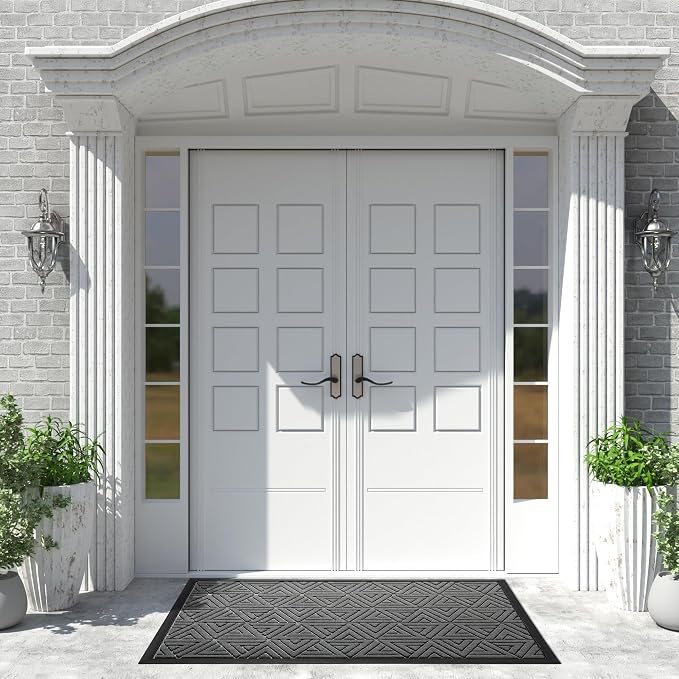 Yimobra Extra Large Door Mat 60x32, All-Weather Waterproof Non-Slip Welcome - Image 3