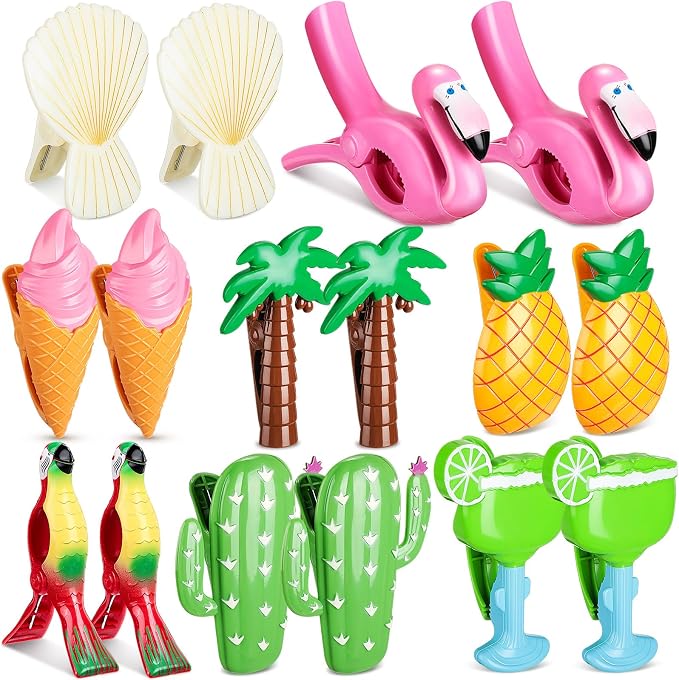 Rtteri 16 Pcs Beach Towel Clips by Rtteri
