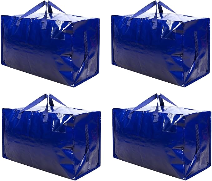 VENO 4 Pack Moving and Storage Bags, Heavy Duty, Alternative to Moving Boxes by Veno
