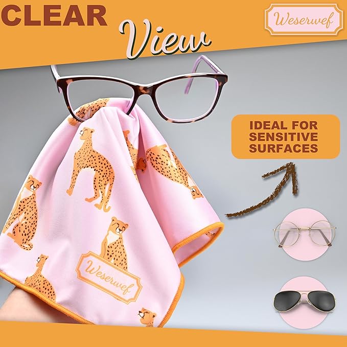WESERWEF Design Microfiber Glasses Cleaning Cloth – Premium Cleaning Cloth - Image 6