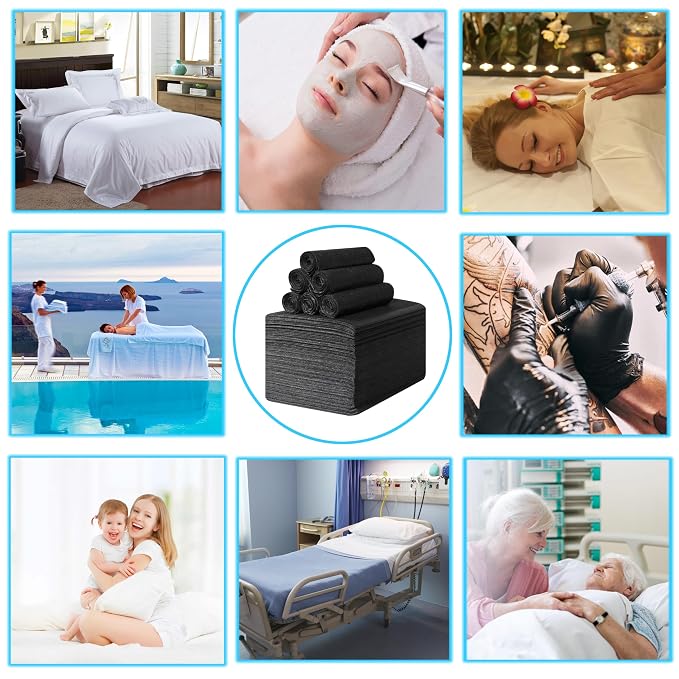 Disposable Bed Sheets 50 Pcs 31" x 71" Massage Table Sheets Non Woven Fabric - Image 6