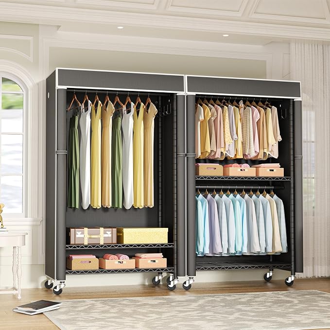 FUTASSI Black Clothing Rack - Image 2
