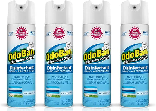 OdoBan Ready-to-Use 360-Degree Continuous Spray Disinfectant and Harsh Aroma by OdoBan