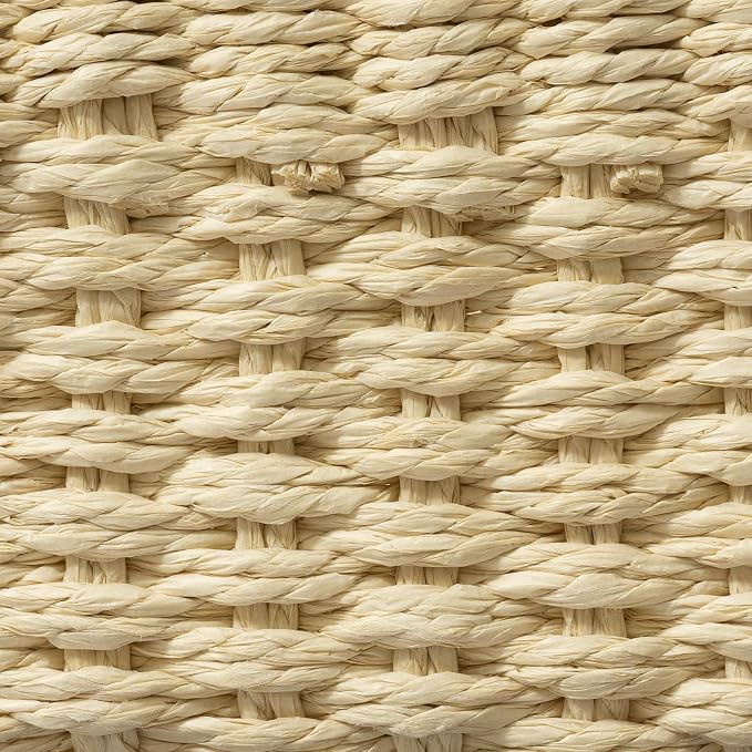 LA JOLIE MUSE Small Beige Wicker Baskets - Image 6