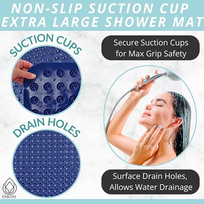 ENKOSI Extra Large Shower Mat Non Slip - Image 2