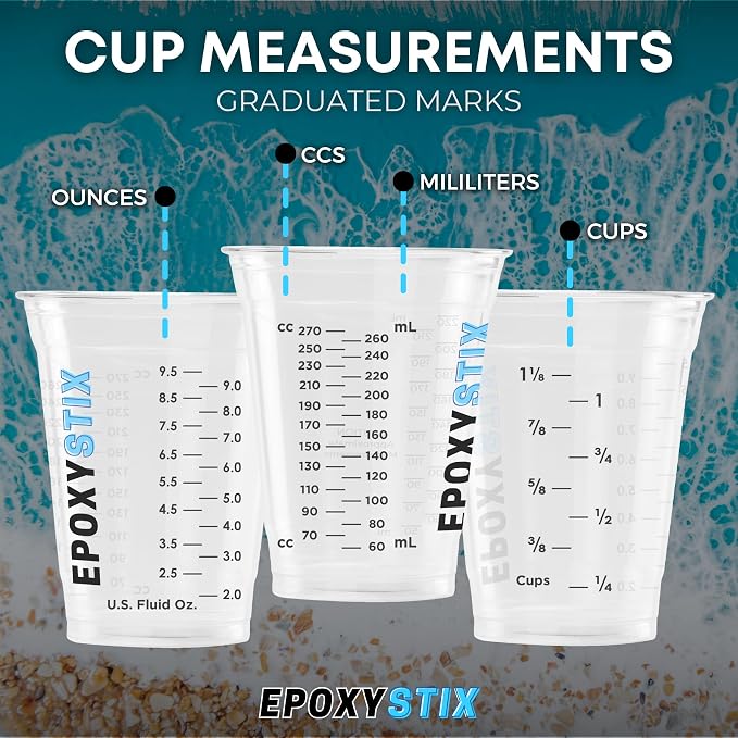 NEW SIZE 12oz Graduated Mixing Cups - Image 2