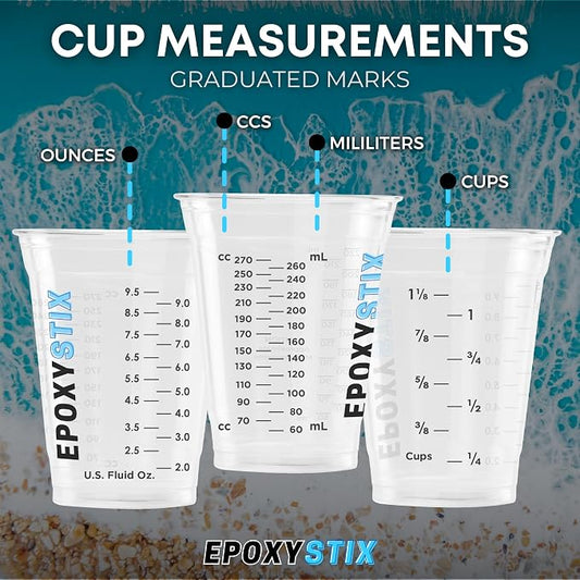 NEW SIZE 12oz Graduated Mixing Cups - Image 2