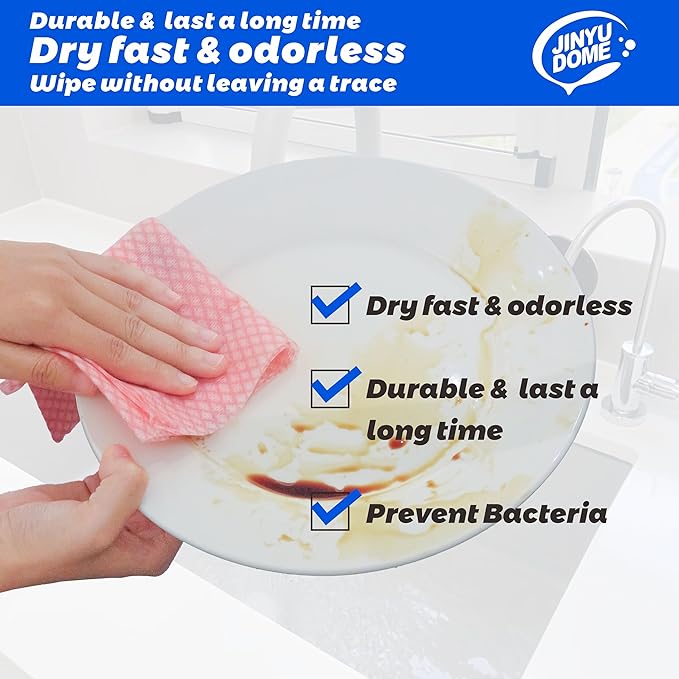 Disposable Kitchen Cleaning Cloths Dish Towels Dish Cloth Reusable Cloths - Image 6