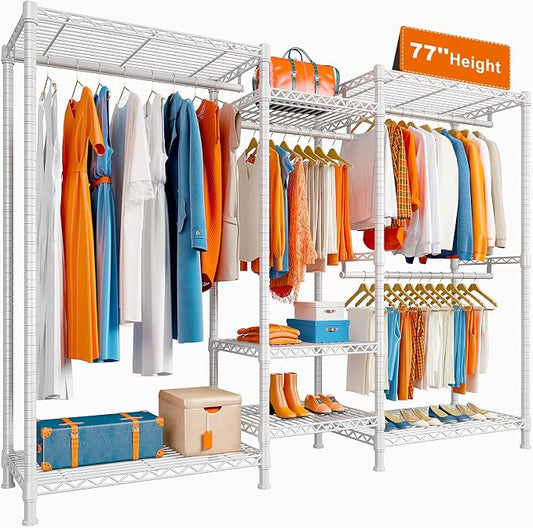 Raybee Clothing Racks for Hanging Clothes Heavy Duty Clothes Rack Load 750LBS by Raybee