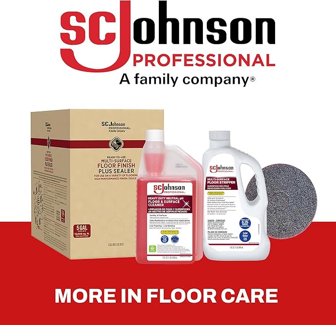 SC Johnson Professional Heavy Duty Neutral Floor & Surface Cleaner 1 Gallon - Image 9