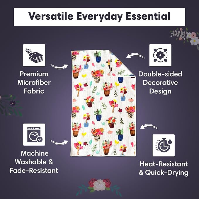 Microfiber Hand Towel & Washcloth Set of 2 - Image 6