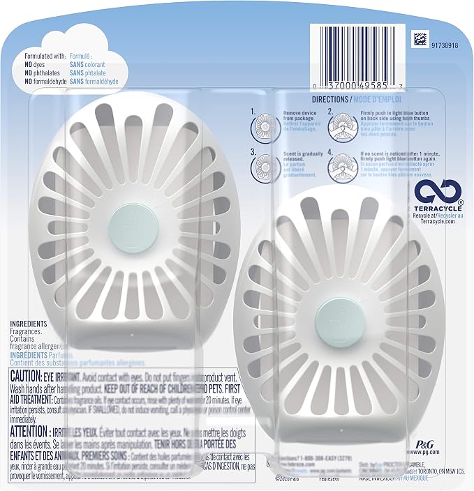 Febreze Small Spaces Air Freshener, Lilac & Violet, 2 Ct - Image 2