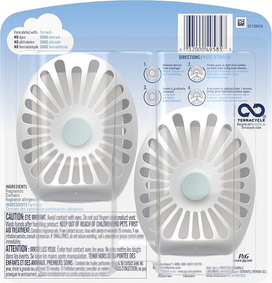 Febreze Small Spaces Air Freshener, Lilac & Violet, 2 Ct - Image 2