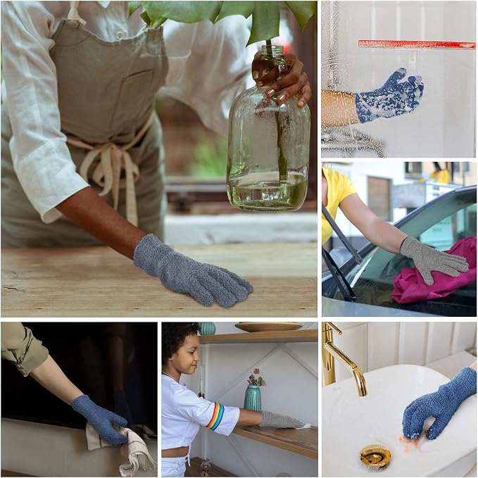 Patelai 2 Pairs Microfiber Gloves - Image 6