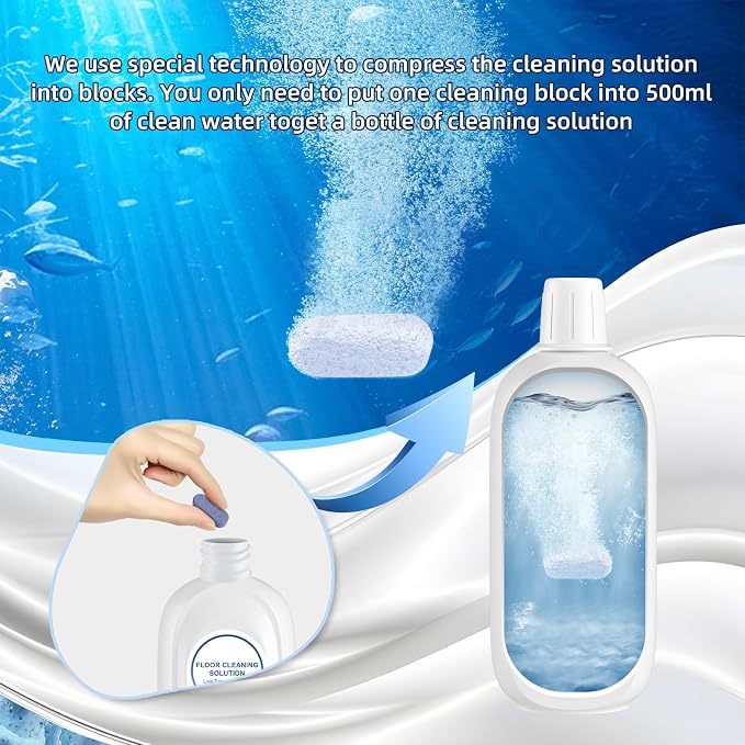 10 Bottles Compatible with Tineco Cleaning Solution Pet 500ml Per Bottle - Image 2