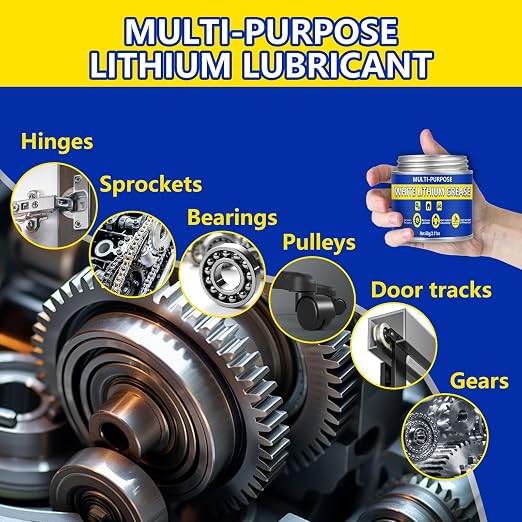 AstraVox Multi-Purpose White Lithium Grease, 60ml Automotive Grease - Image 5