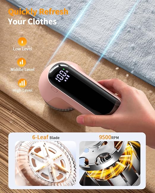 Fabric Shaver, Rechargeable Lint Shaver - Image 2