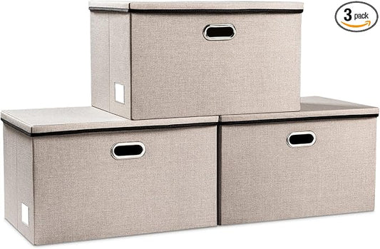 PRANDOM Extra Large Collapsible Storage Bins by Prandom