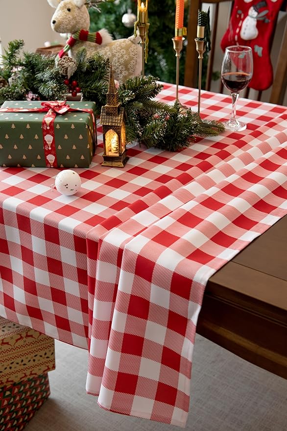 Classic Gingham Tablecloth Fabric - Image 9