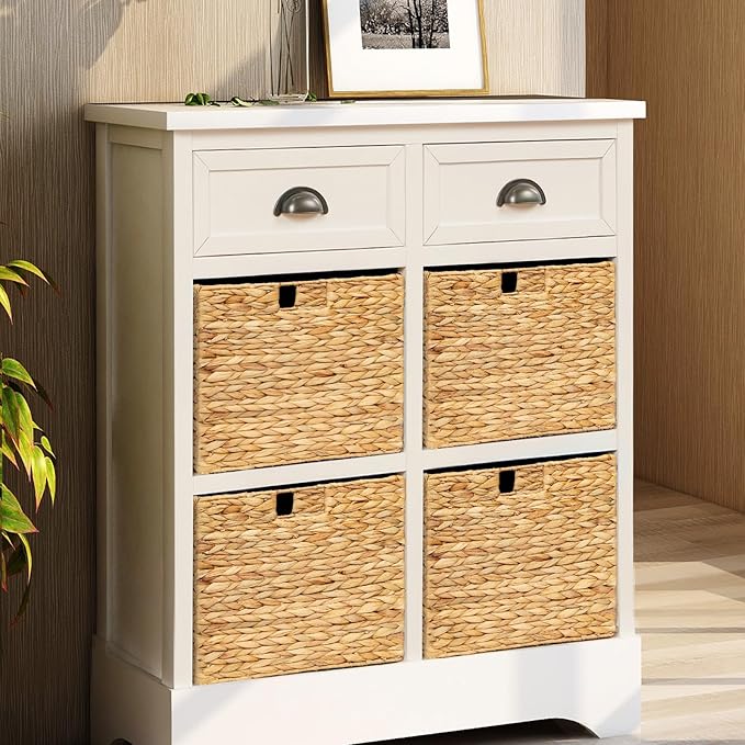 Storage Baskets，Wicker Baskets, Hyacinth Basket - Image 4