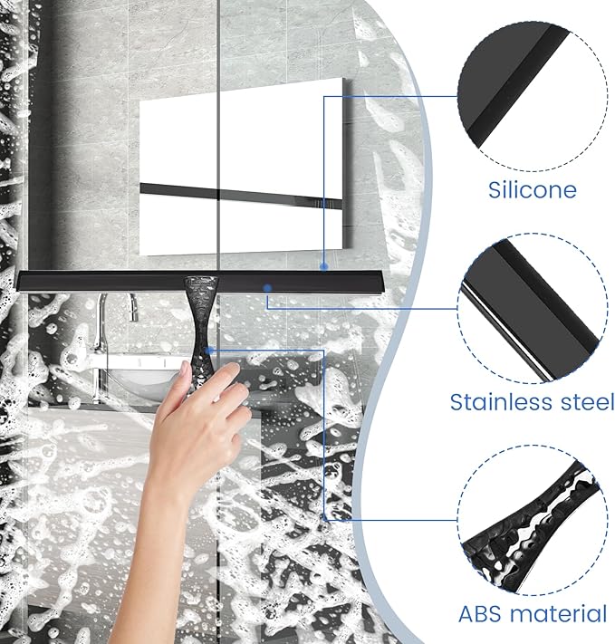 All-Purpose Silicone Shower Squeegee - Image 4