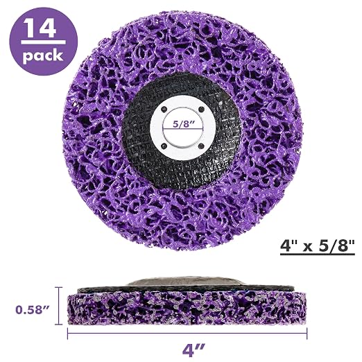 14 Pack Paint Eater Strip Disc Angle Grinder Rust Removal Disc Paint Stripper - Image 3