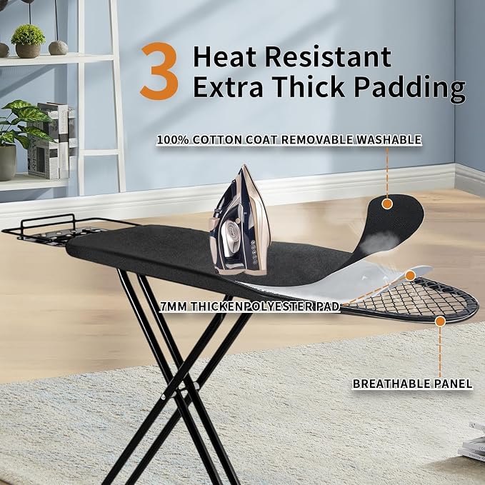 Ironing Board, 52x14 Inch Iron Board - Image 3