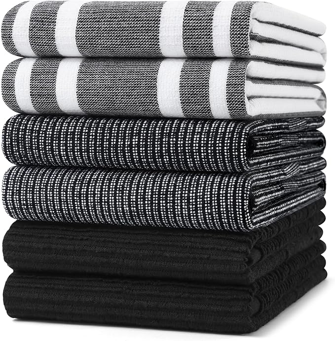 Homaxy Premium Kitchen Towels, Large Cotton 380 GSM Kitchen Hand Towels by Homaxy