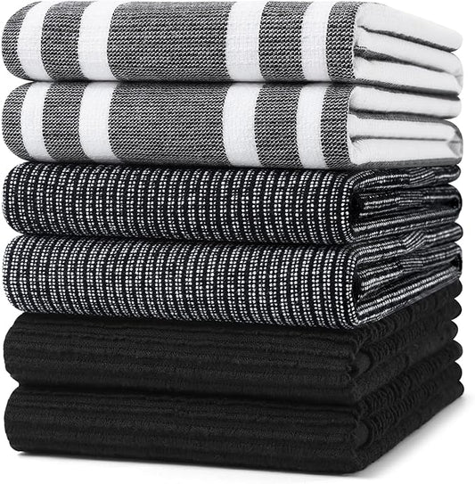 Homaxy Premium Kitchen Towels, Large Cotton 380 GSM Kitchen Hand Towels by Homaxy