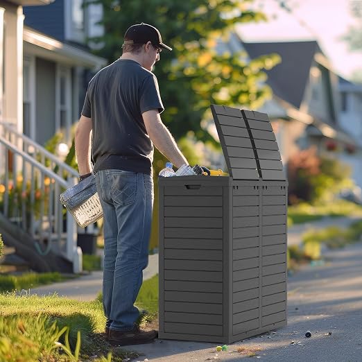 62 Gallon Outdoor Trash Can - Image 6
