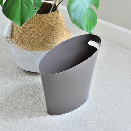 Youngever 2 Gallon Slim Trash Can, Plastic Garbage Container Bin, Small Trash - Image 4