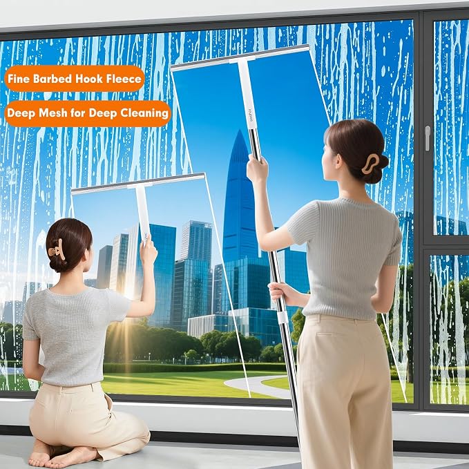 Rubber Floor Squeegee for Smooth Surface Concrete Floor, Tile Floor, Heavy Duty - Image 4