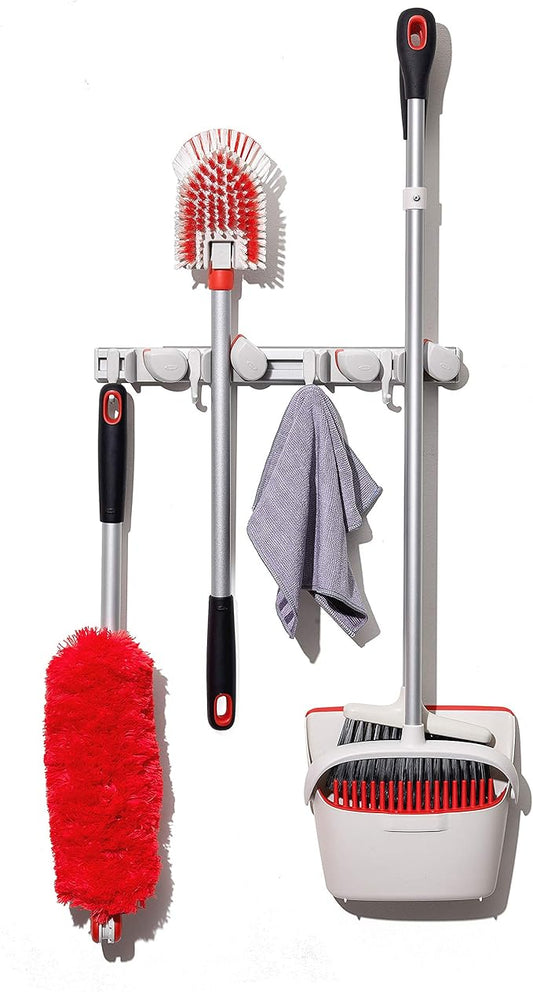 OXO Good Grips Wall-Mounted Mop and Broom Organizer by OXO