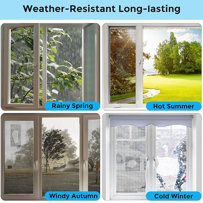 Black Window Screen Repair Tape, 2IN X 35FT Screen Repair Kit - Image 5