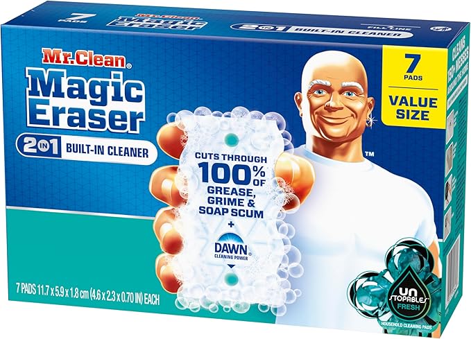 Mr. Clean Magic Eraser Foaming Sponge, All Purpose Cleaner, Dawn Cleaning Power - Image 13